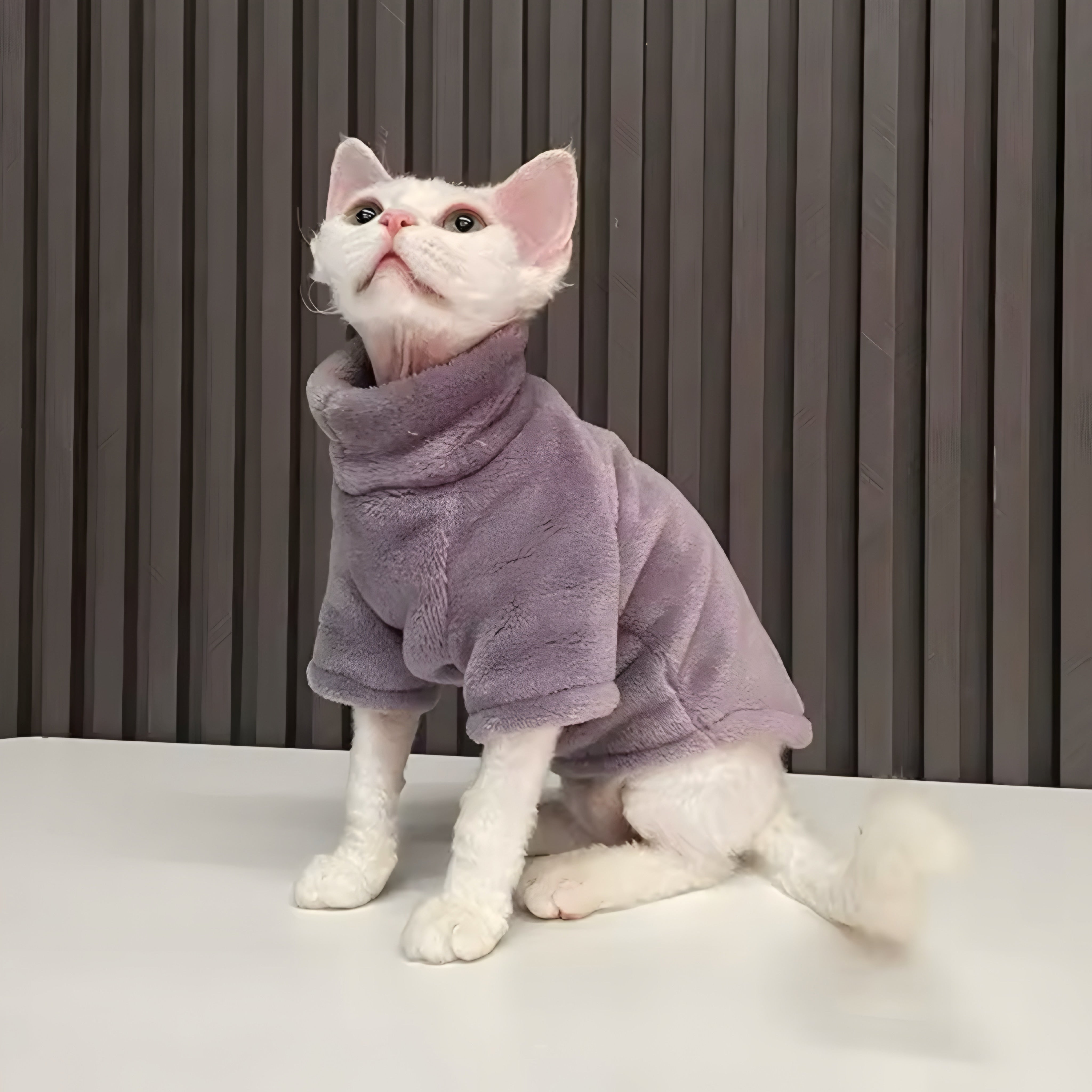 CozyCat Plush Sweater