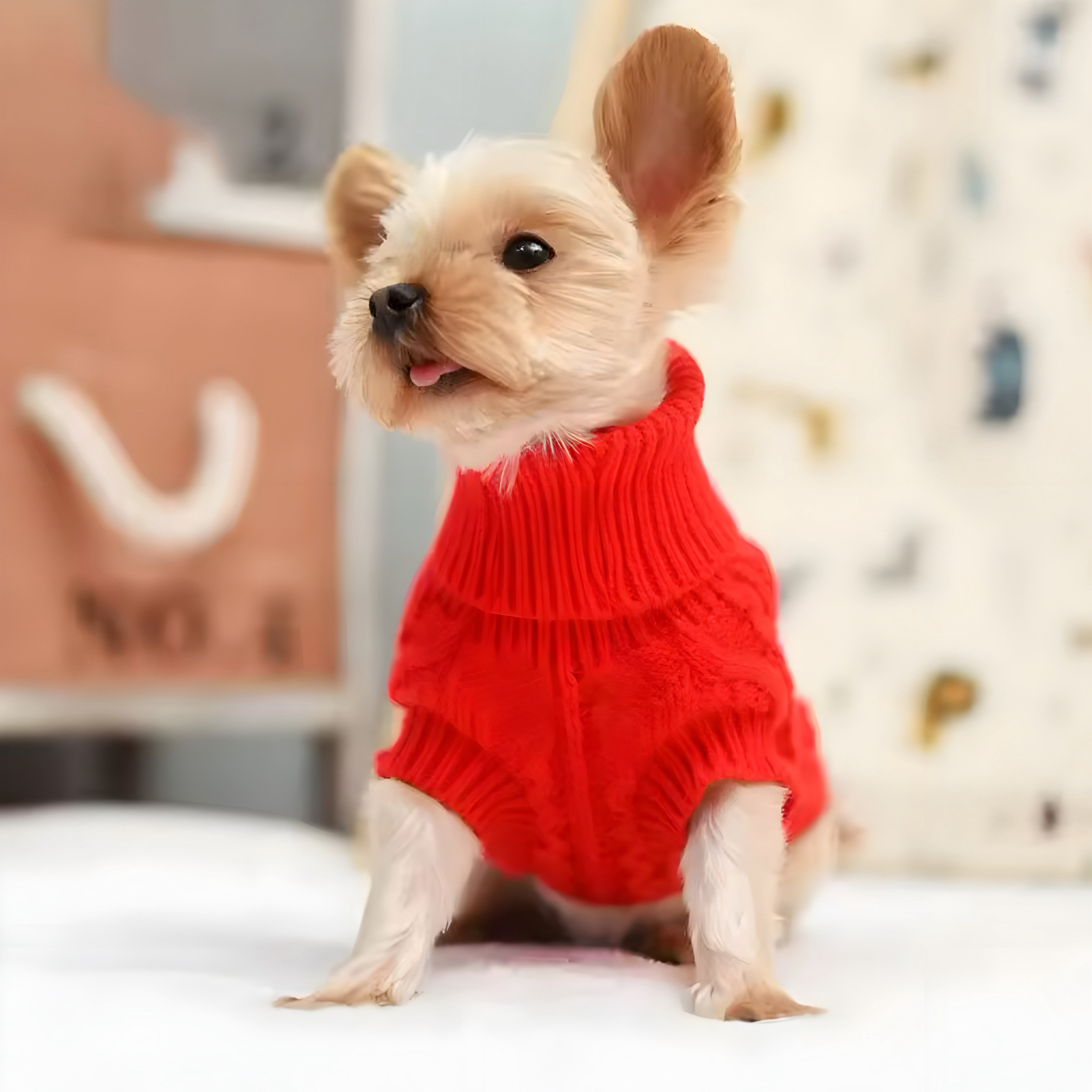 FurryCharm: Knitted Sweater for Stylish Dogs